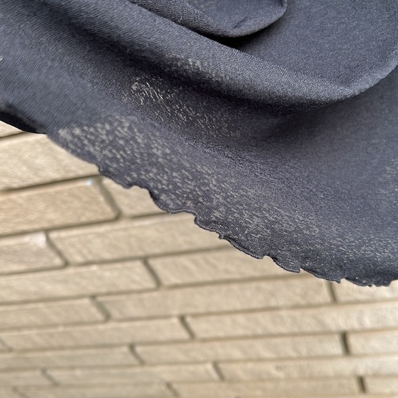 Bikini Bay Black Sheer Side Tie Bathing Suit Wrap - Picture 5 of 6